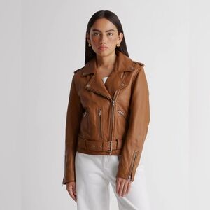 Quince 100% Leather Motorcycle Jacket